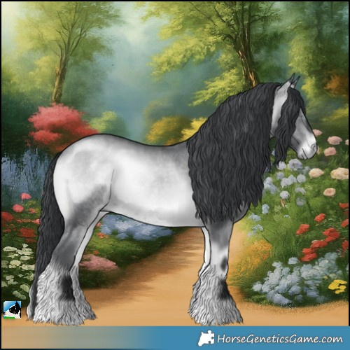 Horse Color:Brown Chinchilla Onyx 