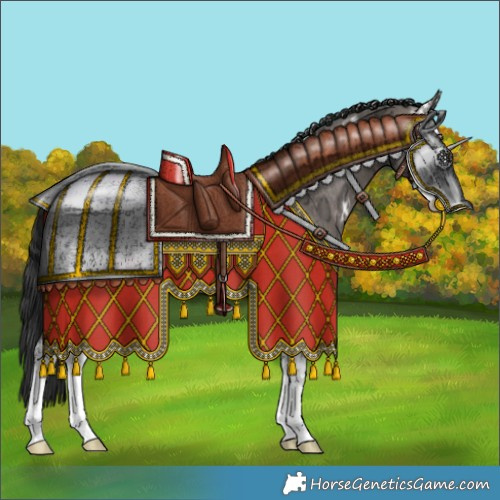 Horse Color:Brown Ice Dun Sabino Blanket Rabicano 