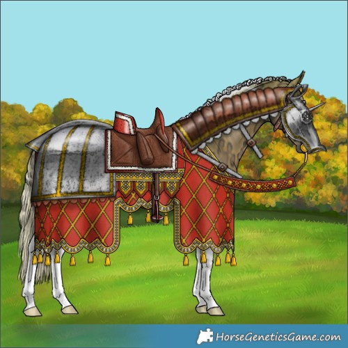 Horse Color:Silver Brown Ice Dun Tobiano 