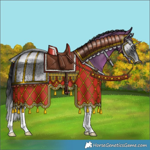 Horse Color:White Spotted Grullo Tobiano