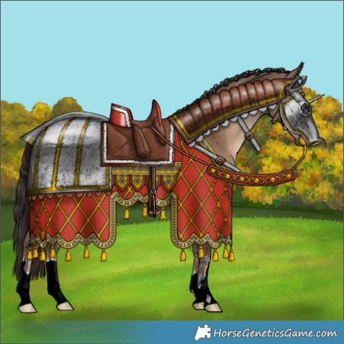 Horse Color:Liver Red Dun Rabicano 