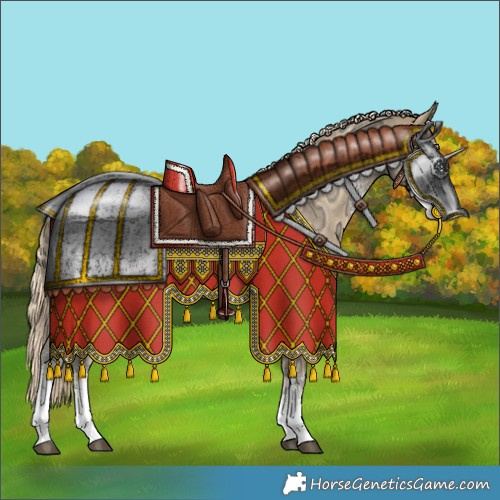 Horse Color:Palomino Ice Dun Sabino 