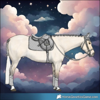 Horse Color:Silver Buckskin Roan Dun Tobiano