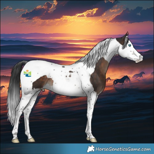 Horse Color:Brown Splash Tobiano 