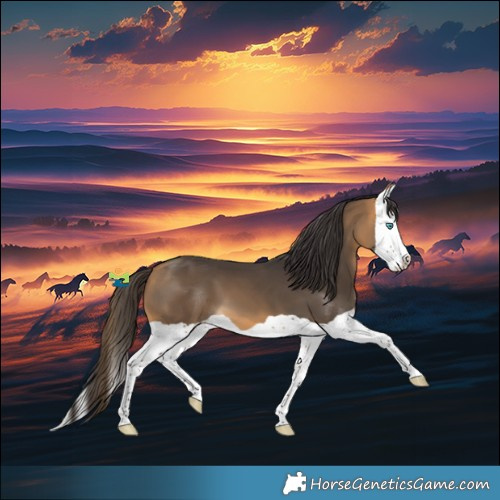 Horse Color:Buckskin Splash