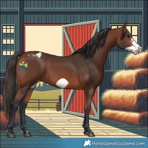 Horse Color:Bay Frame Varnish 