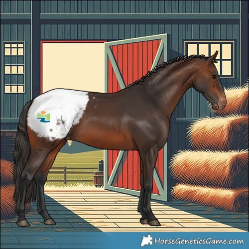 Horse Color:Brown Snowcap