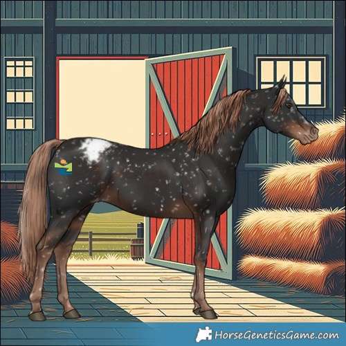 Horse Color:Liver Chestnut Snowcap 