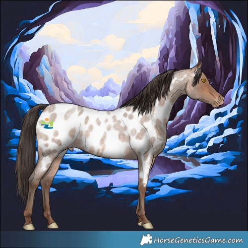 Horse Color:Sable Champagne Roan Appaloosa 