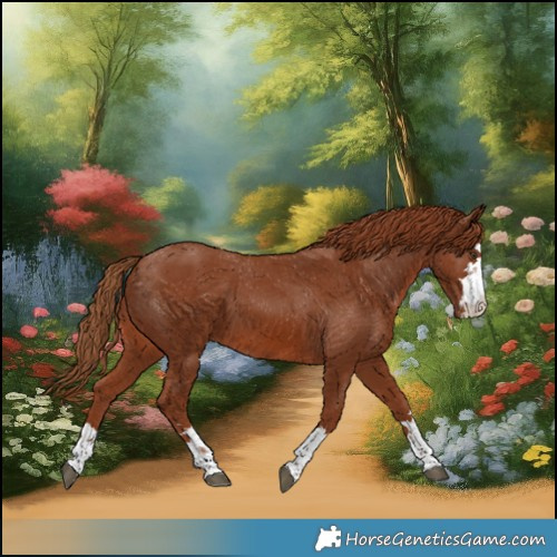 Horse Color:Chestnut Varnish 