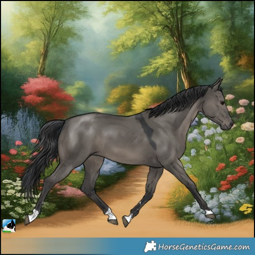Horse Color:Grullo