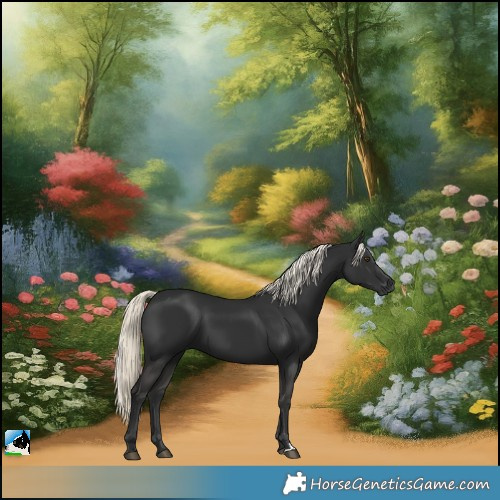 Horse Color:Gray Liver Chestnut Mushroom 