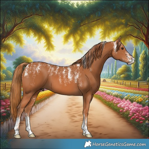 Horse Color:Powder White Chestnut