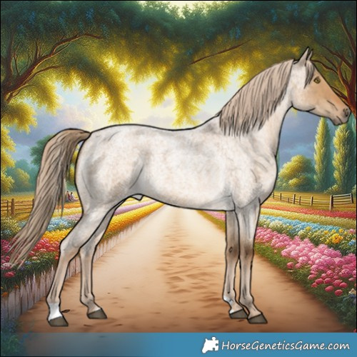Horse Color:Chocolate Palomino Roan Dun 