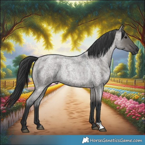 Horse Color:Grullo Roan