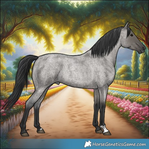 Horse Color:Grullo Roan Rabicano
