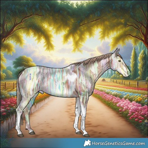 Horse Color:Chestnut Ice Tobiano