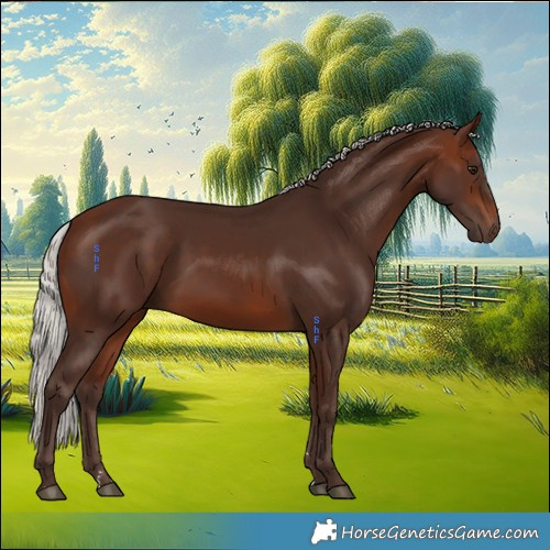 Horse Color:Silver Brown 