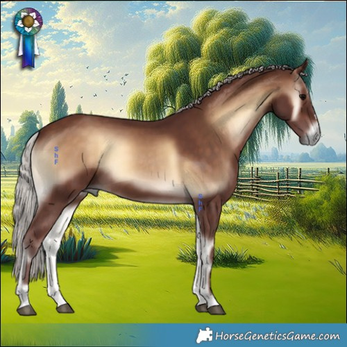 Horse Color:Chocolate Silver Brown Onyx