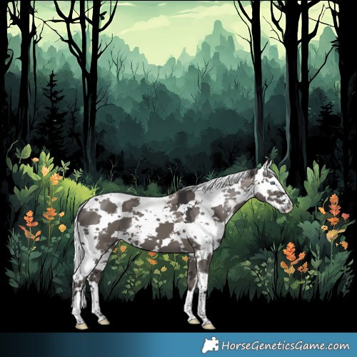 Horse Color:Smoky Grullo Harlequin Merle 