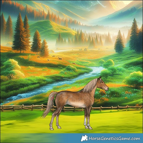 Horse Color:Chocolate Palomino Tobiano