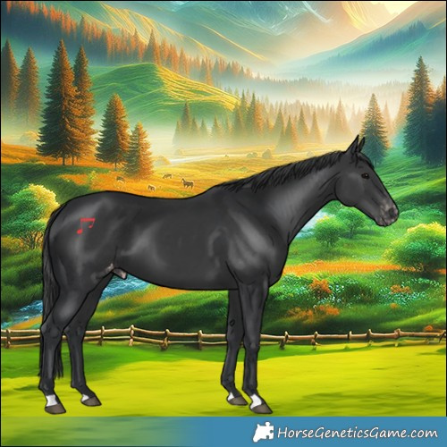 Horse Color:Black Varnish 