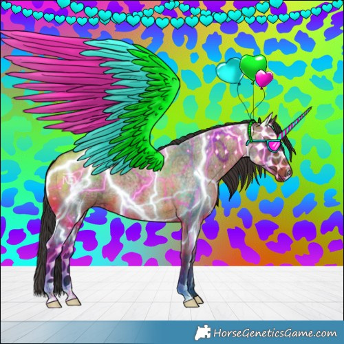 Horse Color:Brown Roan