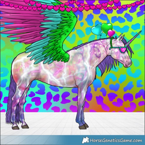 Horse Color:Watercolor Bay Ice Dun