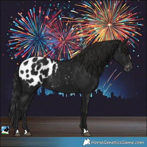Horse Color:Gray Black Blanket