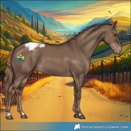 Horse Color:Liver Red Dun Appaloosa