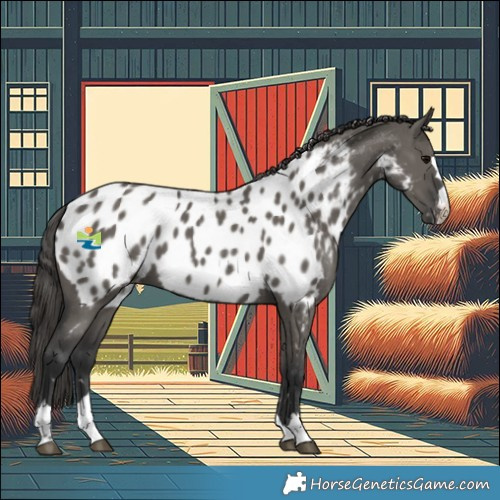 Horse Color:Grullo Near Leopard 