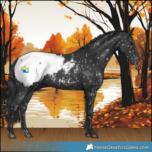Horse Color:Black Snowcap 