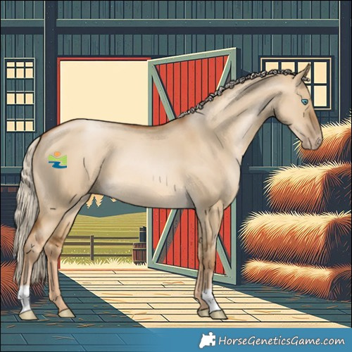 Horse Color:Gray Palomino Pearl Dun 