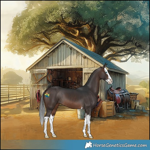 Horse Color:Bay Splash 