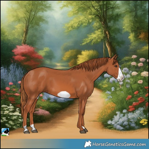 Horse Color:Chestnut Frame