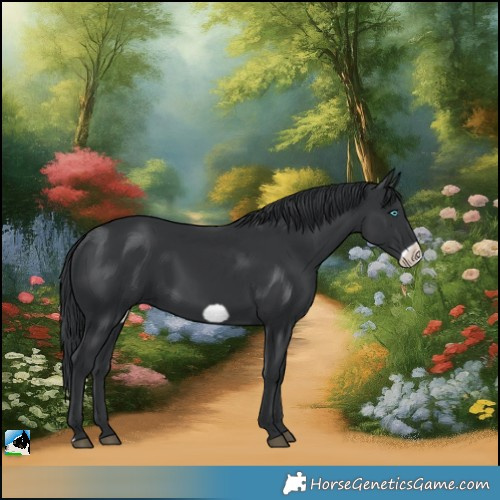 Horse Color:Black Frame 