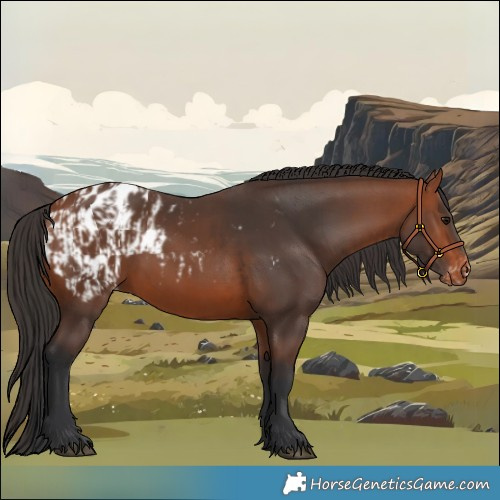 Horse Color:Bay Blanket  and Bay Blanket 