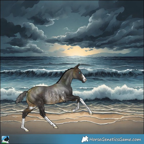 Horse Color:Pseudo Buckskin Rabicano