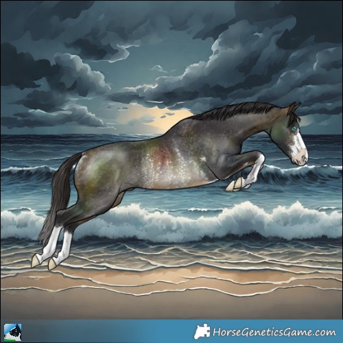 Horse Color:Pseudo Buckskin Rabicano 