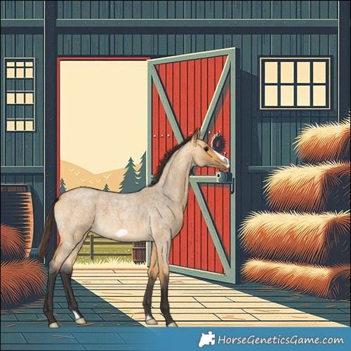 Horse Color:Buckskin Roan Splash Frame