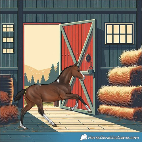 Horse Color:Brown Splash Tobiano 