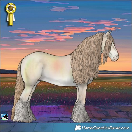 Horse Color:Smoky Creme Dun Brindle