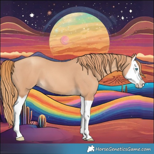 Horse Color:Gold Champagne Splash