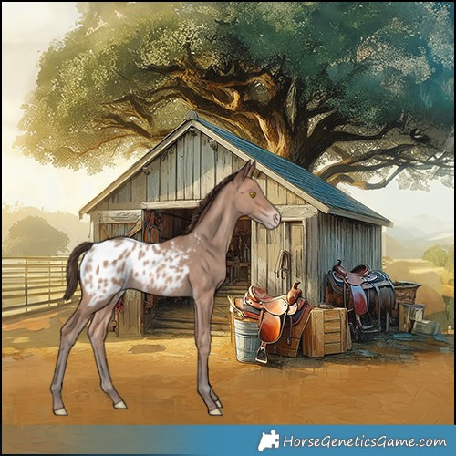 Horse Color:Sable Champagne Appaloosa