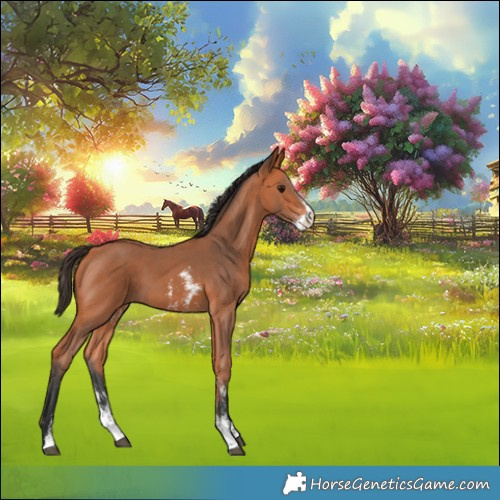 Horse Color:Bay Sabino 