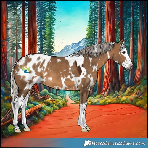 Horse Color:Gray White Spotted Silver Brown Dun Splash Blanket