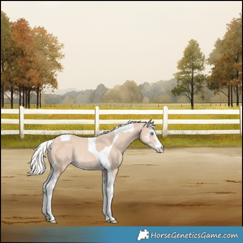 Horse Color:Silver Perlino Sabino Tobiano Rabicano