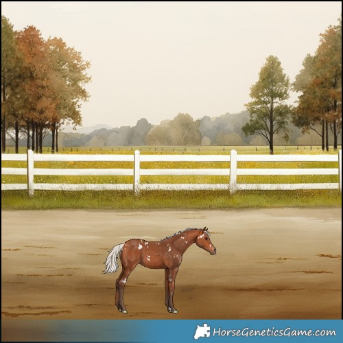 Horse Color:White Spotted Silver Bay