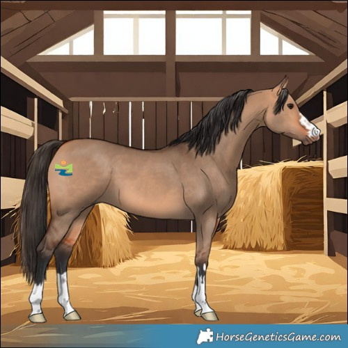 Horse Color:Bay Dun