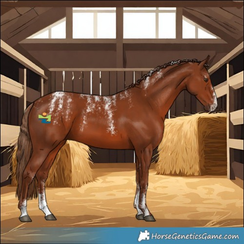 Horse Color:Powder White Chestnut